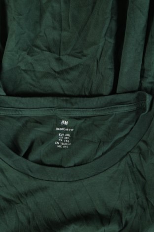 Tricou de bărbați H&M, Mărime XXL, Culoare Verde, Preț 66,99 Lei