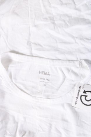 Męski T-shirt Hema, Rozmiar XL, Kolor Biały, Cena 27,99 zł