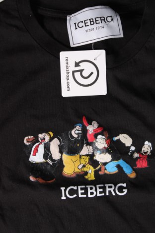 Herren T-Shirt Iceberg, Größe S, Farbe Schwarz, Preis € 22,49