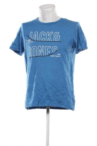 Мъжка тениска Jack & Jones, Размер L, Цвят Син, Цена 13,99 лв.