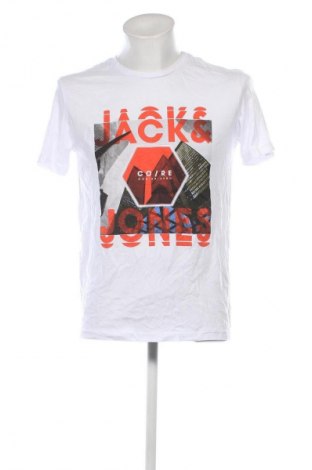 Herren T-Shirt Jack & Jones, Größe M, Farbe Weiß, Preis € 9,99