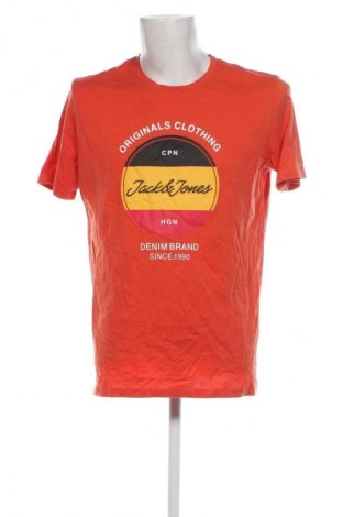 Tricou de bărbați Jack & Jones, Mărime XL, Culoare Portocaliu, Preț 53,99 Lei