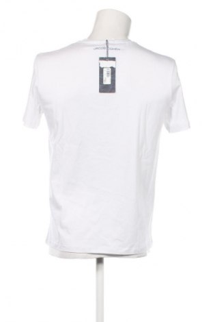 Herren T-Shirt Jacob Cohen, Größe L, Farbe Weiß, Preis 44,49 €