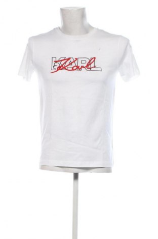 Męski T-shirt Karl Lagerfeld, Rozmiar S, Kolor Biały, Cena 227,99 zł