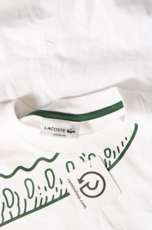 Tricou de bărbați Lacoste, Mărime M, Culoare Alb, Preț 104,59 Lei