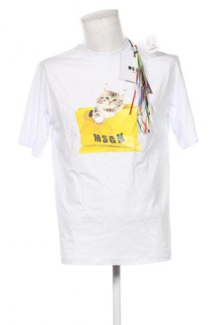 Ανδρικό t-shirt MSGM, Μέγεθος S, Χρώμα Λευκό, Τιμή 105,99 €