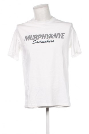 Męski T-shirt Murphy & Nye, Rozmiar L, Kolor Biały, Cena 173,99 zł