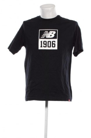 Ανδρικό t-shirt New Balance, Μέγεθος M, Χρώμα Μπλέ, Τιμή 16,49 €