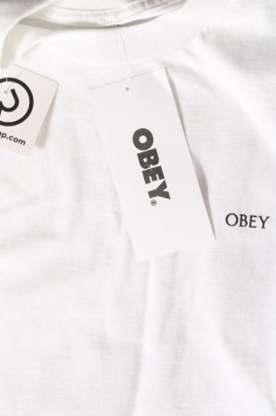 Ανδρικό t-shirt Obey, Μέγεθος M, Χρώμα Λευκό, Τιμή 27,99 €