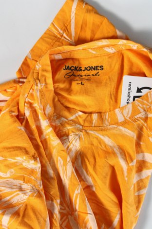 Męski T-shirt Originals By Jack & Jones, Rozmiar L, Kolor Żółty, Cena 33,99 zł