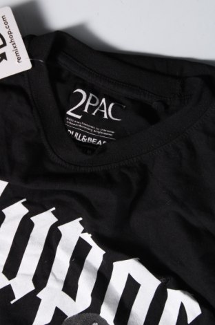 Ανδρικό t-shirt Pull&Bear, Μέγεθος M, Χρώμα Μαύρο, Τιμή 11,99 €