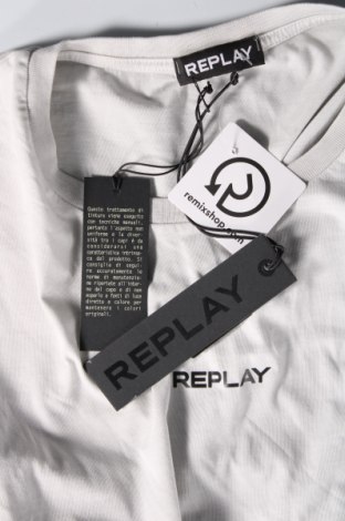 Męski T-shirt Replay, Rozmiar XXL, Kolor Szary, Cena 119,99 zł