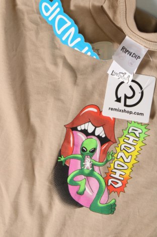 Herren T-Shirt Ripndip, Größe M, Farbe Beige, Preis € 16,99