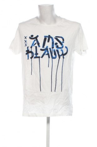 Męski T-shirt Scotch & Soda, Rozmiar XL, Kolor Biały, Cena 182,99 zł