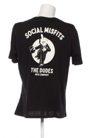 Ανδρικό t-shirt THE DUDES, Μέγεθος XL, Χρώμα Μαύρο, Τιμή 30,99 €