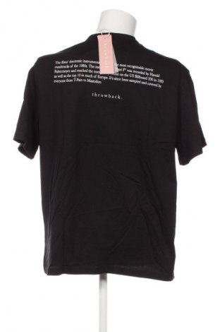 Herren T-Shirt Throwback, Größe XL, Farbe Schwarz, Preis € 42,99