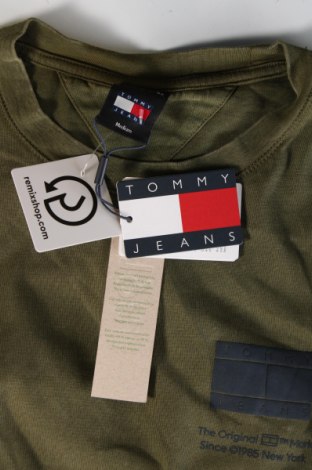 Męski T-shirt Tommy Jeans, Rozmiar M, Kolor Zielony, Cena 130,99 zł