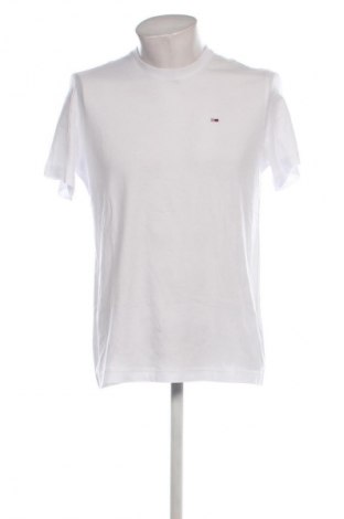 Herren T-Shirt Tommy Jeans, Größe M, Farbe Weiß, Preis 37,99 €