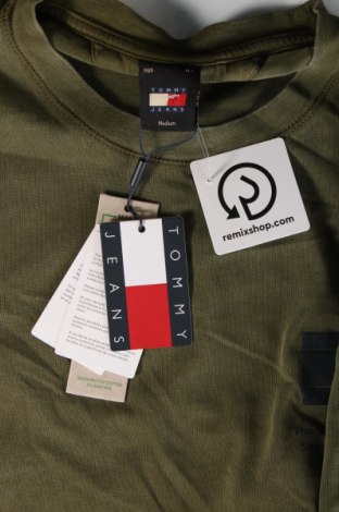 Pánske tričko  Tommy Jeans, Veľkosť M, Farba Zelená, Cena  28,45 €