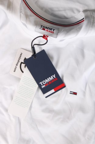 Męski T-shirt Tommy Jeans, Rozmiar XL, Kolor Biały, Cena 262,99 zł