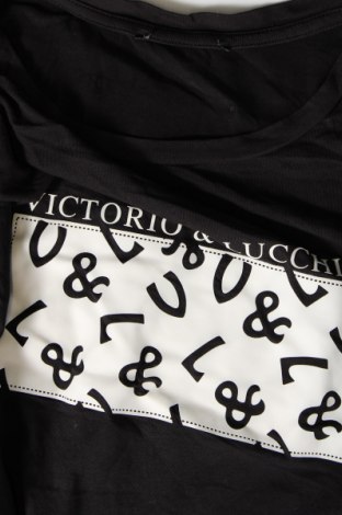 Ανδρικό t-shirt Victorio & Lucchino, Μέγεθος M, Χρώμα Μαύρο, Τιμή 15,49 €