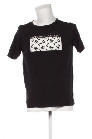 Ανδρικό t-shirt Victorio & Lucchino, Μέγεθος M, Χρώμα Μαύρο, Τιμή 15,49 €