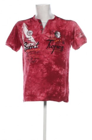 Męski T-shirt Violento, Rozmiar XL, Kolor Różowy, Cena 60,99 zł