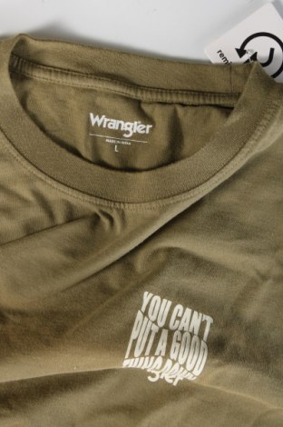 Męski T-shirt Wrangler, Rozmiar L, Kolor Zielony, Cena 165,99 zł