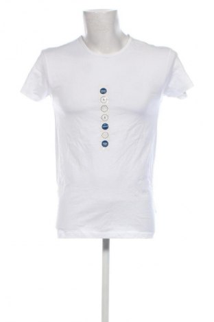 Herren T-Shirt Zeeman, Größe S, Farbe Weiß, Preis 10,49 €