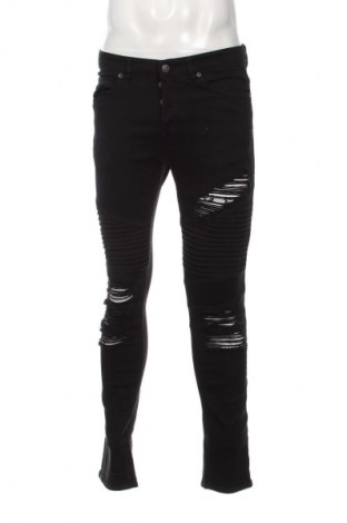 Męskie jeansy H&M Divided, Rozmiar M, Kolor Czarny, Cena 53,99 zł