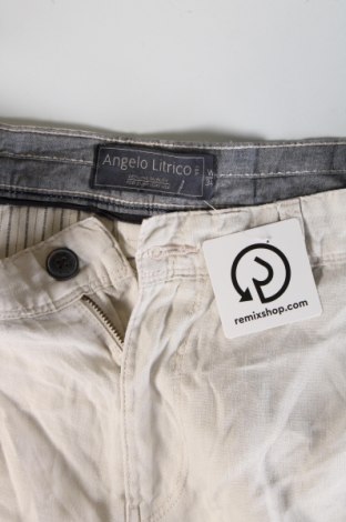 Pantaloni scurți de bărbați Angelo Litrico, Mărime L, Culoare Ecru, Preț 67,99 Lei