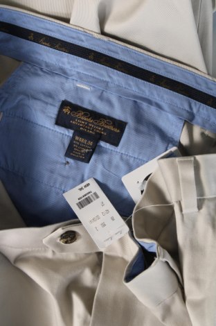 Herrenhose Brooks Brothers, Größe 3XL, Farbe Ecru, Preis 73,99 €