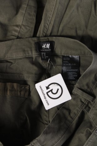 Pantaloni de bărbați H&M, Mărime M, Culoare Verde, Preț 64,99 Lei