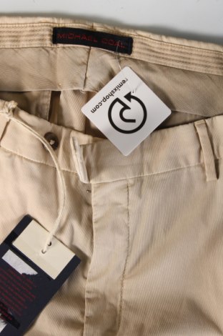 Pantaloni de bărbați Michael Coal, Mărime L, Culoare Bej, Preț 525,99 Lei