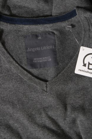 Męski sweter Angelo Litrico, Rozmiar 5XL, Kolor Szary, Cena 51,99 zł