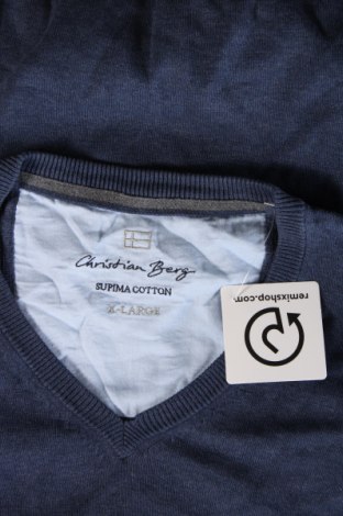 Herrenpullover Christian Berg, Größe XL, Farbe Blau, Preis 14,99 €