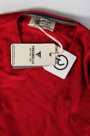 Herrenpullover Fred Mello, Größe XL, Farbe Rot, Preis € 47,99