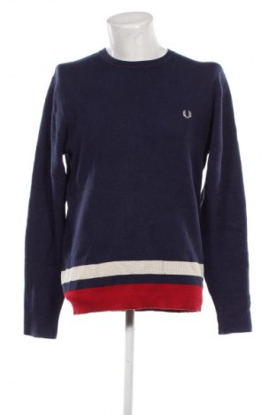 Pulover de bărbați Fred Perry, Mărime L, Culoare Albastru, Preț 203,99 Lei