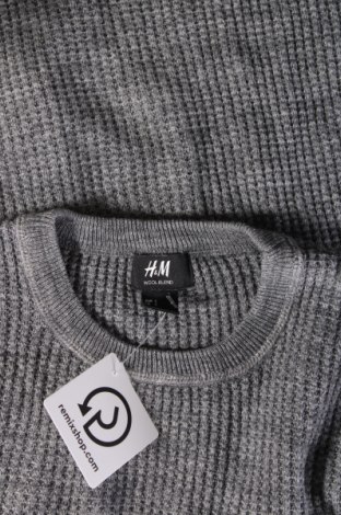 Męski sweter H&M, Rozmiar S, Kolor Szary, Cena 50,99 zł