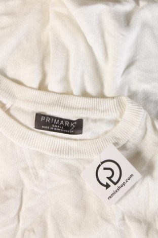 Męski sweter Primark, Rozmiar S, Kolor Biały, Cena 50,99 zł