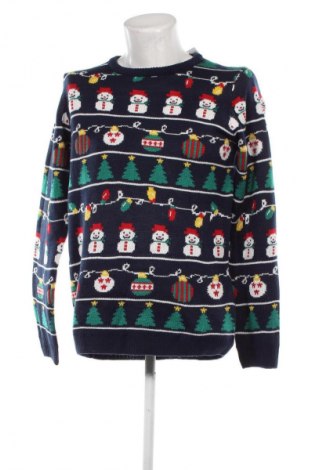 Męski sweter Pull&Bear, Rozmiar L, Kolor Kolorowy, Cena 25,99 zł