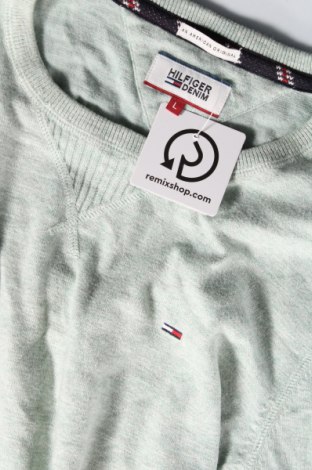 Pánský svetr  Tommy Hilfiger, Velikost L, Barva Zelená, Cena  855,00 Kč