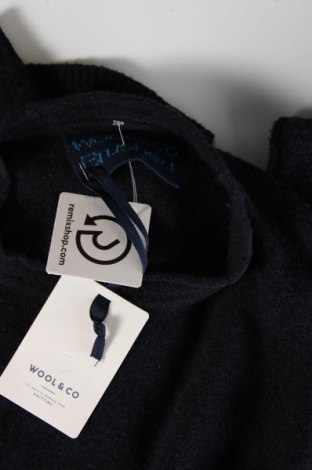 Ανδρικό πουλόβερ Wool & Co, Μέγεθος L, Χρώμα Μπλέ, Τιμή 65,49 €