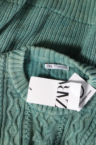 Męski sweter Zara, Rozmiar XL, Kolor Zielony, Cena 103,99 zł