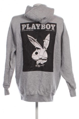 Мъжки суичър Playboy x Missguided, Цвят Сив, Цена 39,49 лв.