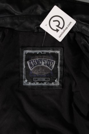 Męska skórzana kurtka Pepe Jeans, Rozmiar XXL, Kolor Czarny, Cena 650,99 zł