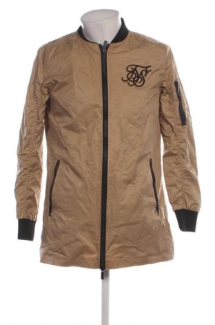 Herrenjacke SikSilk, Größe M, Farbe Beige, Preis 28,99 €