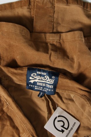 Пола Superdry, Размер XS, Цвят Кафяв, Цена 5,99 лв.