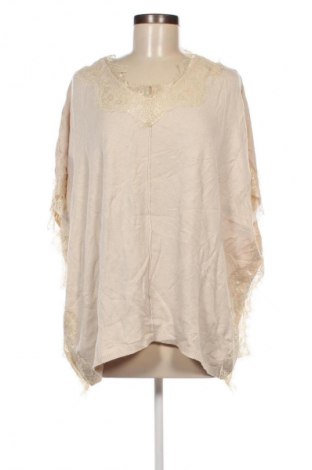 Poncho Memory & Co., Größe M, Farbe Beige, Preis € 5,49