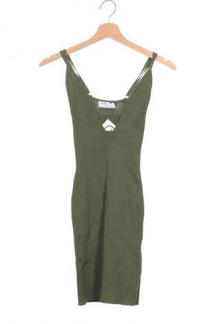 Rochie Bershka, Mărime XS, Culoare Verde, Preț 44,99 Lei